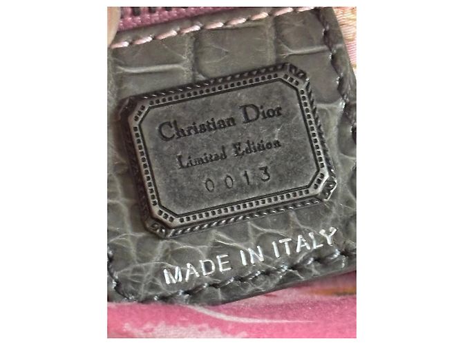 Christian Dior Samouraï 1947 Limited Edition in coccodrillo – John Galliano – 2007 Grigio - vista 13