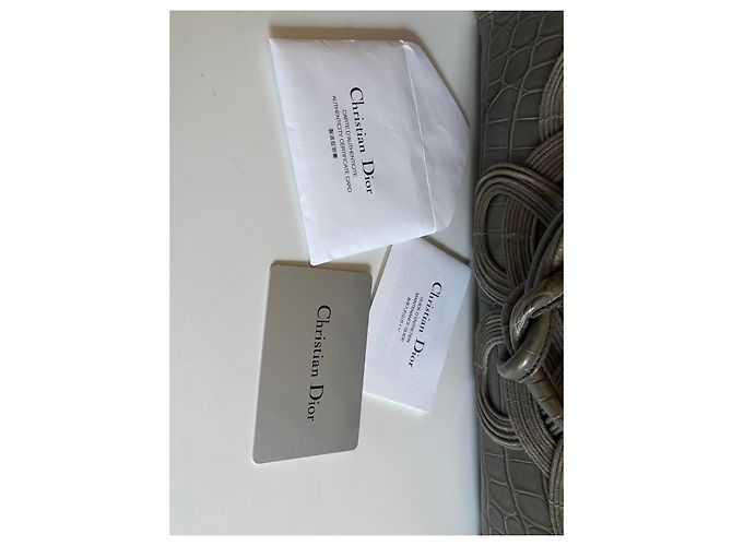 Christian Dior Samouraï 1947 Limited Edition in coccodrillo – John Galliano – 2007 Grigio - vista 17