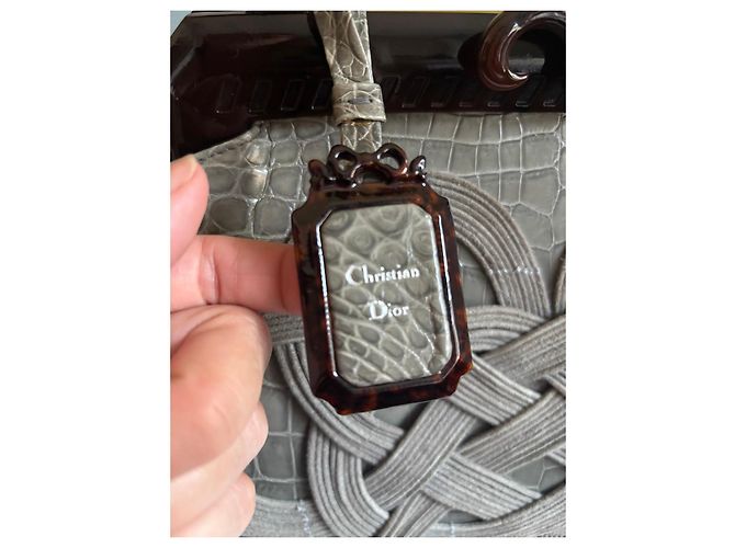 Christian Dior Samouraï 1947 Limited Edition in coccodrillo – John Galliano – 2007 Grigio - vista 4