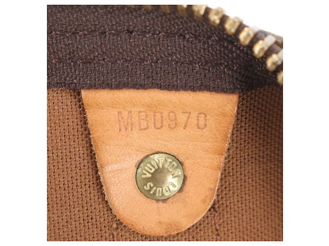 Borsa Boston Louis Vuitton Monogram Keepall 50 Marrone - vista 11