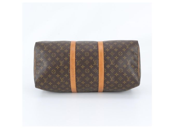 Borsa Boston Louis Vuitton Monogram Keepall 50 Marrone - vista 6
