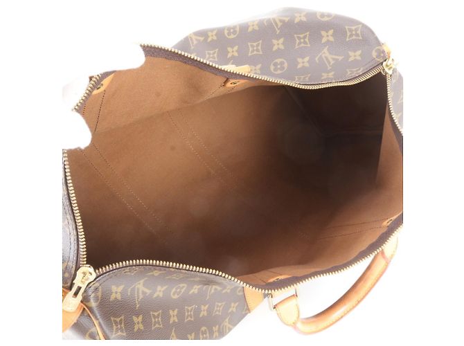 Borsa Boston Louis Vuitton Monogram Keepall 50 Marrone - vista 7