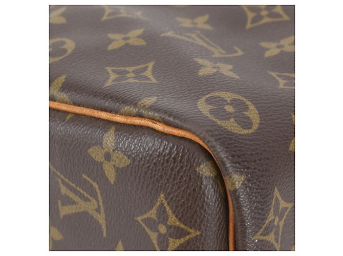 Borsa Boston Louis Vuitton Monogram Keepall 50 in pelle Marrone - vista 8