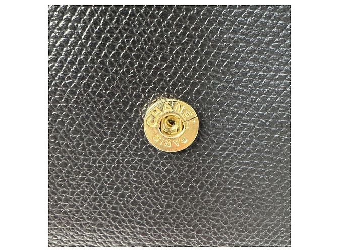 Chanel Coco Mark Wallet/Coin Case Black - view 9