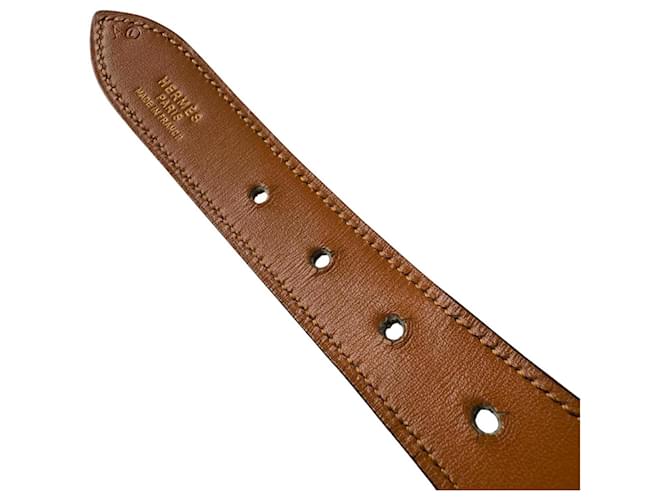 Hermès Hermes Vintage Ledergürtel Braun - Ansicht 10