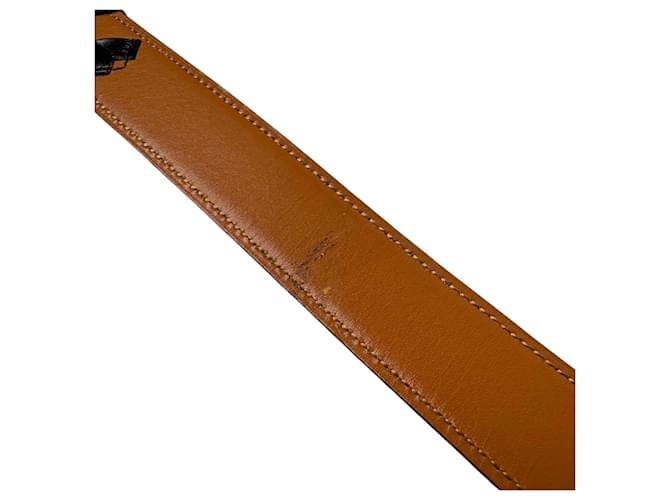 Hermès Hermes Vintage Ledergürtel Braun - Ansicht 12