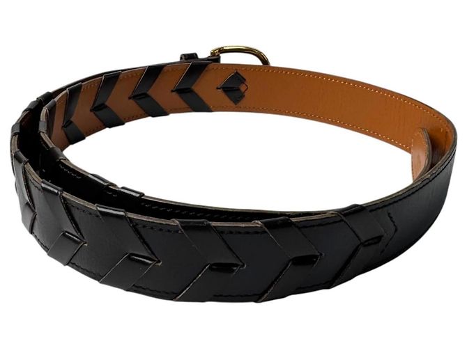 Hermès Hermes Vintage Ledergürtel Braun - Ansicht 2