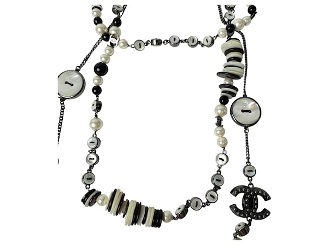 Collana lunga Chanel Coco Mark Multicolore - vista 4