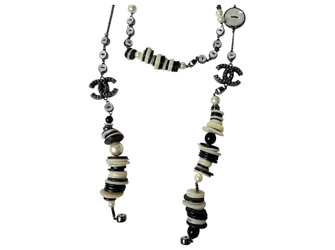 Collana lunga Chanel Coco Mark Multicolore - vista 5