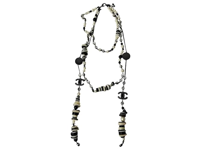 Collana lunga Chanel Coco Mark Multicolore - vista 6