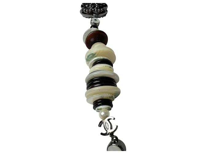 Collana lunga Chanel Coco Mark Multicolore - vista 9