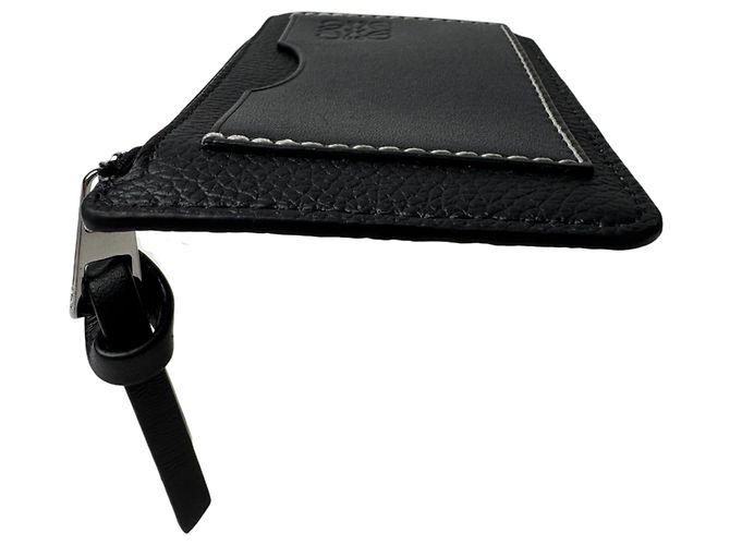 Loewe Black Leather Card Case - view 4