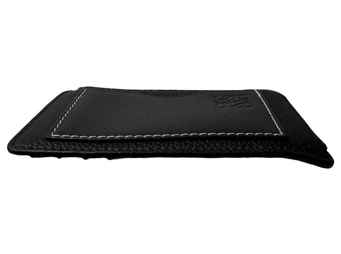 Loewe Black Leather Card Case - view 5