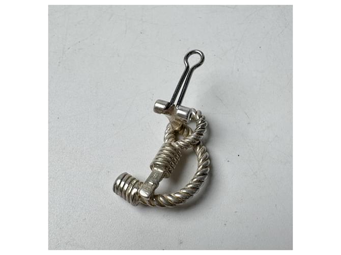 Hermès Orecchini Audienne Rope Twist Hermes Argento - vista 5