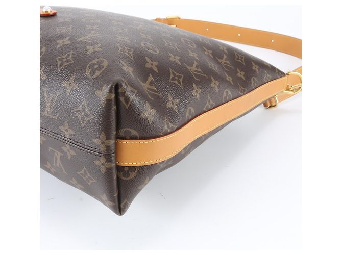 Sac à épaule Hobo Vagabond Monogram avec protection RFID Louis Vuitton Marron - vue 3