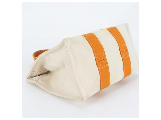 Hermès Borsa Tote Hermes Bora PM Beige Arancione - vista 5