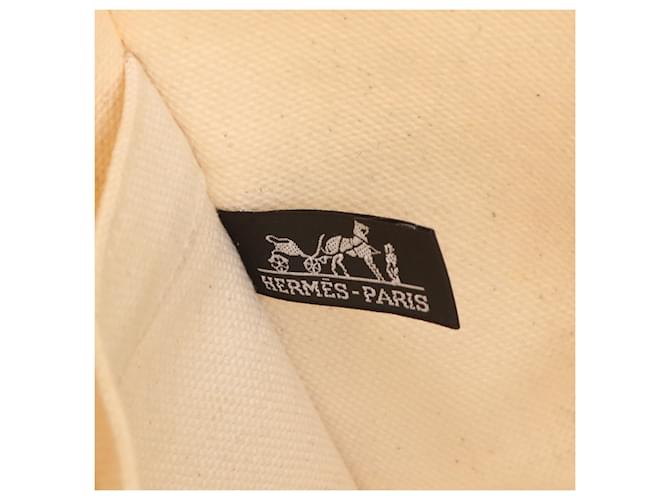 Hermès Borsa Tote Hermes Bora PM Beige Arancione - vista 9
