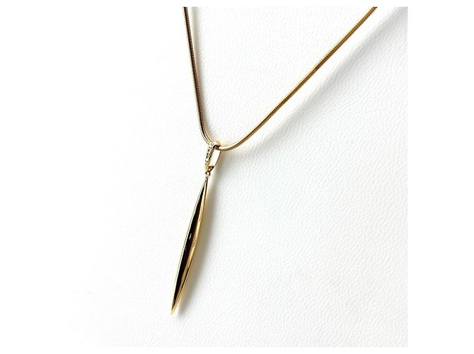 Collana con pendente Tiffany & Co. Feather YG Yellow Gold - vista 2