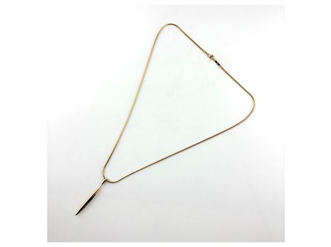 Collana con pendente Tiffany & Co. Feather YG Yellow Gold - vista 3