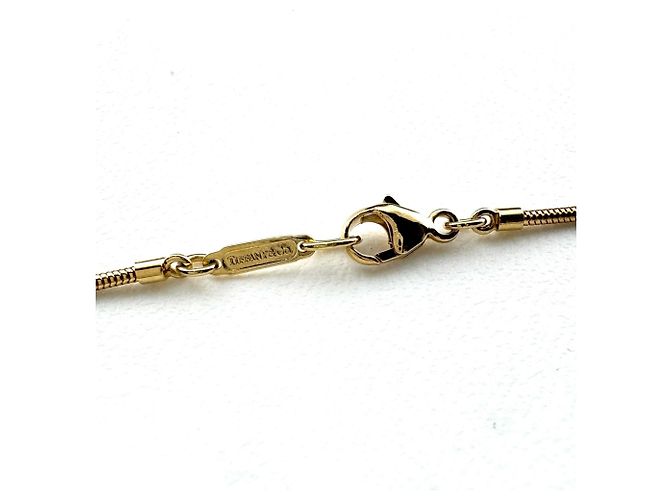 Collana con pendente Tiffany & Co. Feather YG Yellow Gold - vista 4