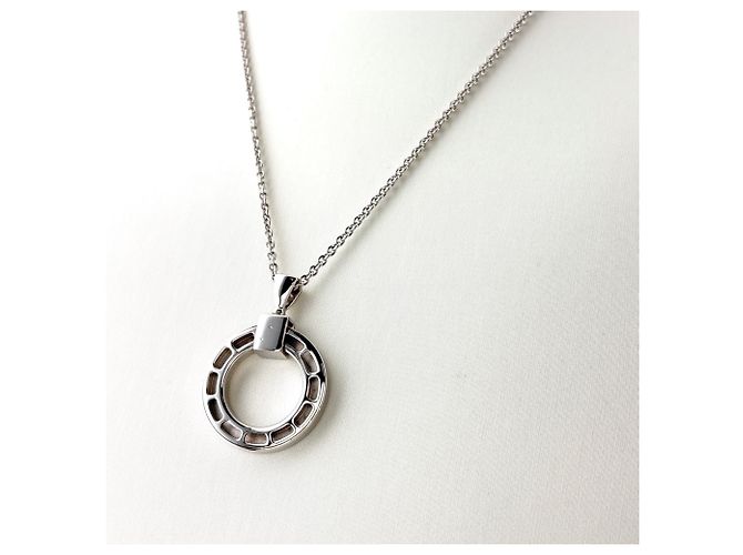 Collana con pendente Circle in diamanti BVLGARI Bulgari - vista 2