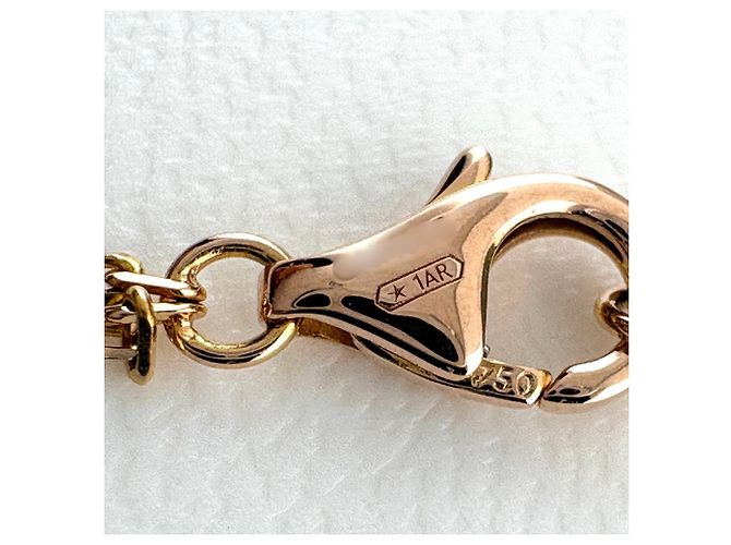 Colar Pendente Cartier Love Circle 2P Diamantes Ouro Rosa - vista 5