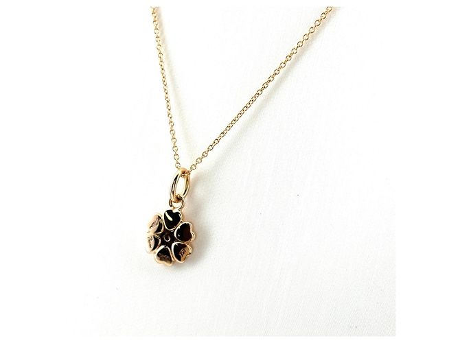 Colar com pingente Tiffany & Co. motivo floral em ouro rosa - vista 2