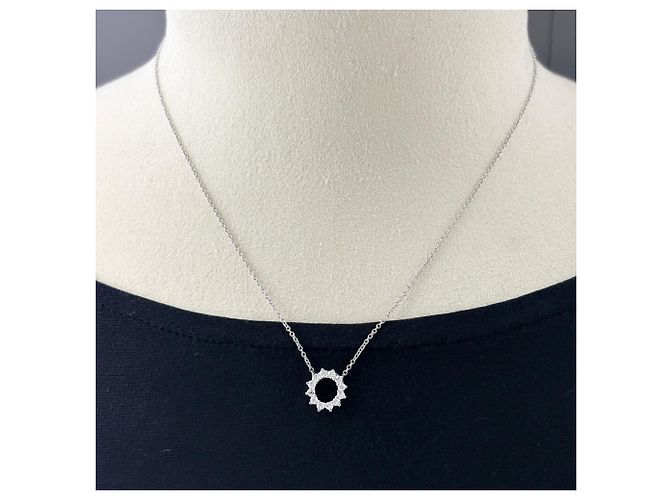 Colar com pingente Open Circle Mini em platina Tiffany & Co. - vista 3
