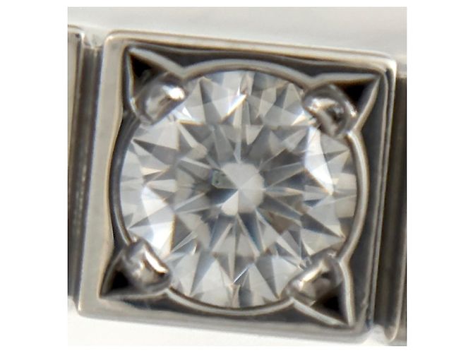 Cartier Lanieres Ring mit halbem Diamantband - Ansicht 2