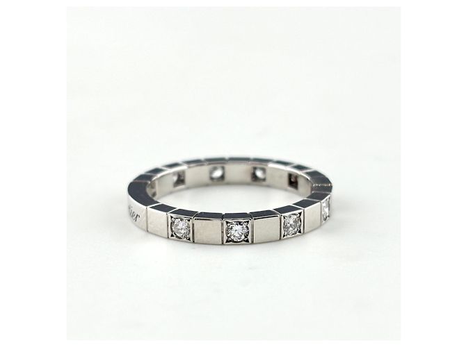 Cartier Lanieres Ring mit halbem Diamantband - Ansicht 4