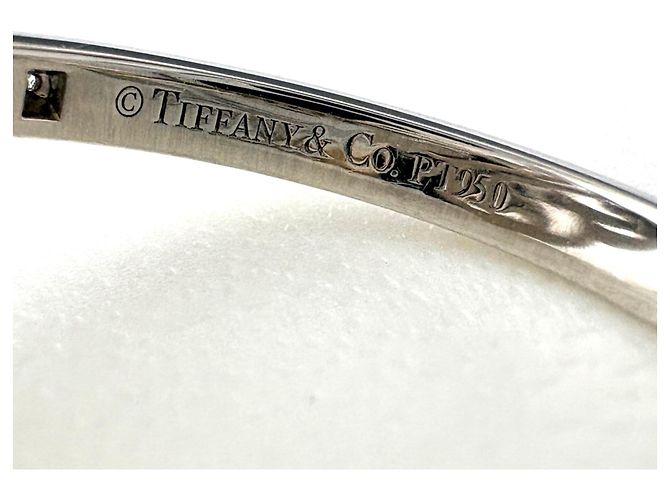 Anello Tiffany & Co. Enchant Double Heart in platino - vista 8