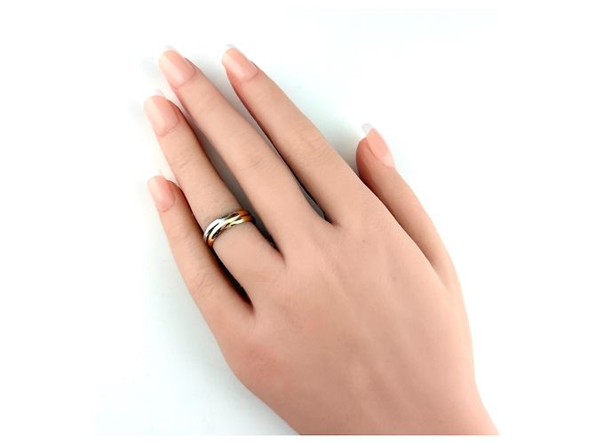 Anillo Cartier Trinity de oro amarillo - vista 4