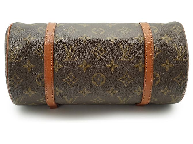 Louis Vuitton Rare Vintage Monogram Canvas Papillon 26 Handtasche Braun - Ansicht 4