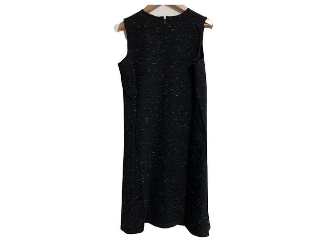 Vestido sin mangas Theory JERSEY TWEED Negro - vista 2