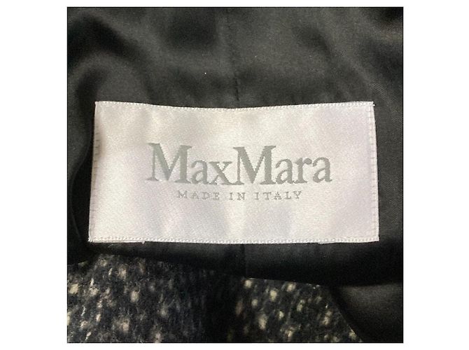 Abrigo de mezcla de cachemira Max Mara Negro - vista 5