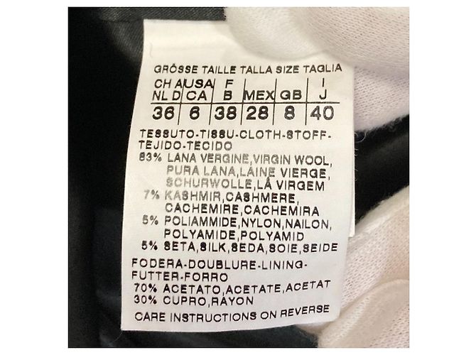Abrigo de mezcla de cachemira Max Mara Negro - vista 6