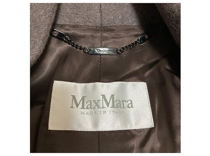 Abrigo Max Mara de lana angora camel Castaño - vista 7