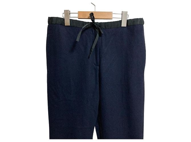 Jil Sander+ Easy Wollhose Blau Marineblau - Ansicht 3