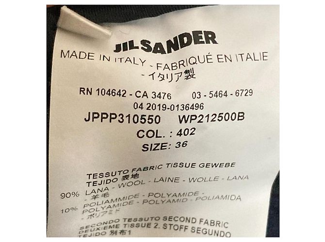 Jil Sander+ Easy Wollhose Blau Marineblau - Ansicht 8