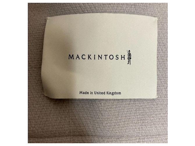 Autre Marque Mackintosh LDS WEIR Herringbone Pile Long Coat Castaño - vista 7