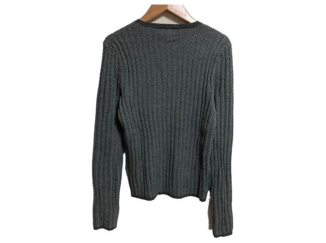 Polo Ralph Lauren Merino-Wollpullover mit Fischgrätenmuster Braun - Ansicht 2