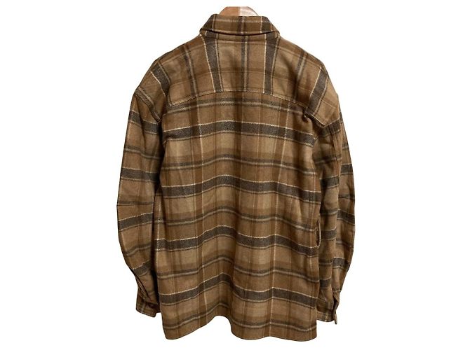 Camisa de sarga de lana Polo Ralph Lauren Castaño - vista 2