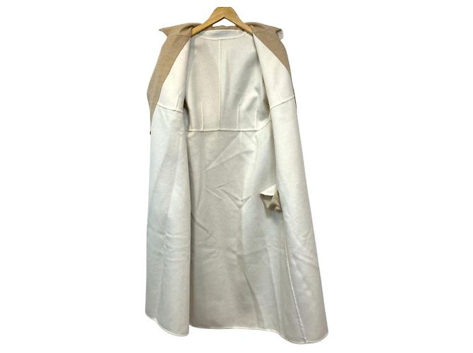 Autre Marque Abrigo de lana y angora VITO NACCI Beige - vista 3