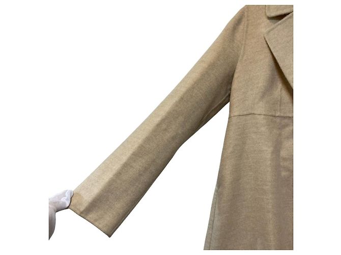 Autre Marque Abrigo de lana y angora VITO NACCI Beige - vista 4