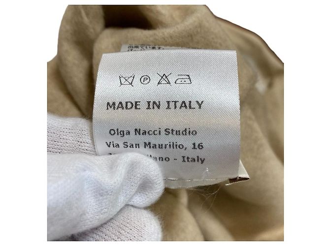 Autre Marque Abrigo de lana y angora VITO NACCI Beige - vista 8