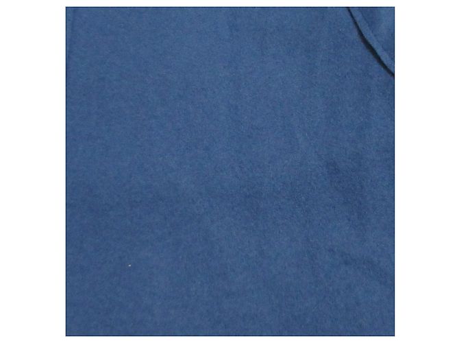 Autre Marque PLAIN PEOPLE Super140 Jersey V-Ausschnitt Kleid Blau - Ansicht 12
