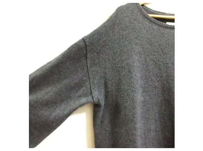 Autre Marque HER. Strickkleid aus Wolle Braun - Ansicht 4