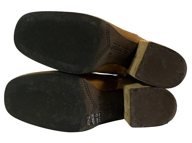 Autre Marque Stivaletti in velluto Alberto Fermani Beige - vista 5