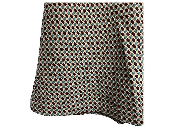 Autre Marque Falda de punto tweed Jocomomola Castaño - vista 3