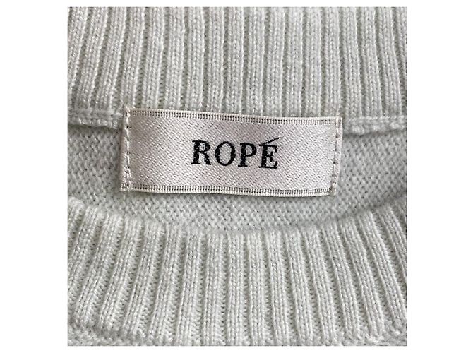 Autre Marque ROPE Strickpullover aus Wolle und Kaschmir Grün Hellgrün - Ansicht 3
